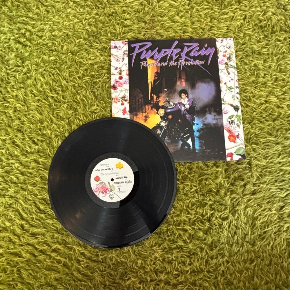 Prince and the Revolution Purple Rain Vinyl LP 1984 Warner Bros 1-25110 Record